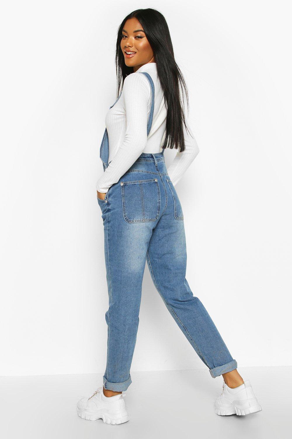 Dungarees mom hot sale jeans